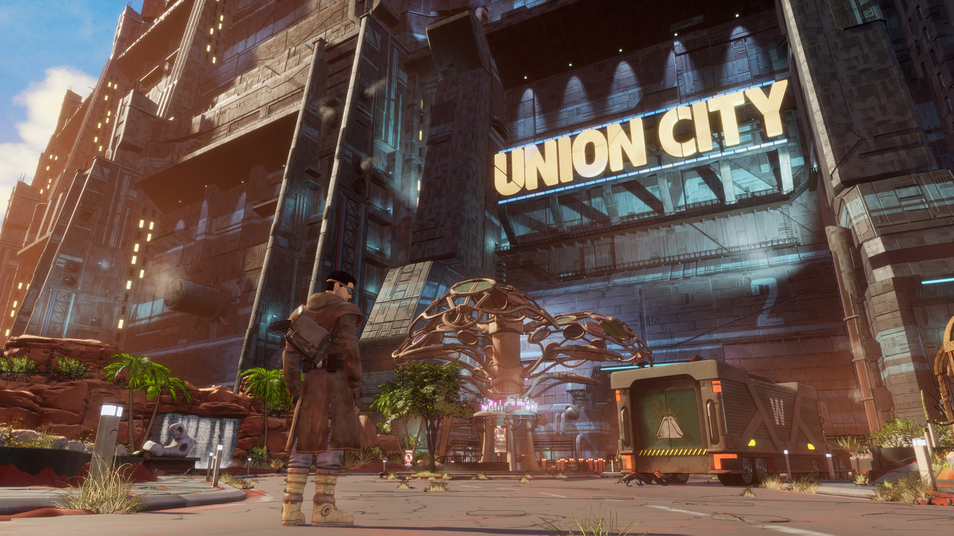 Imagen del juego Beyond a Steel Sky en Apple Arcade.