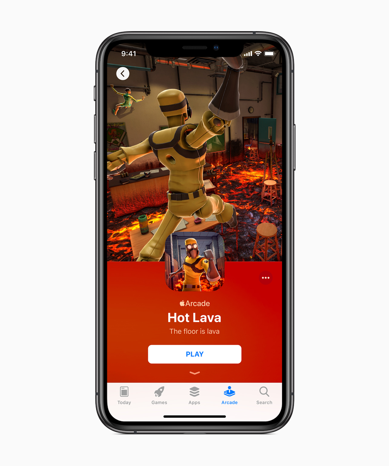 Imagen del juego Hot Lava en Apple Arcade.