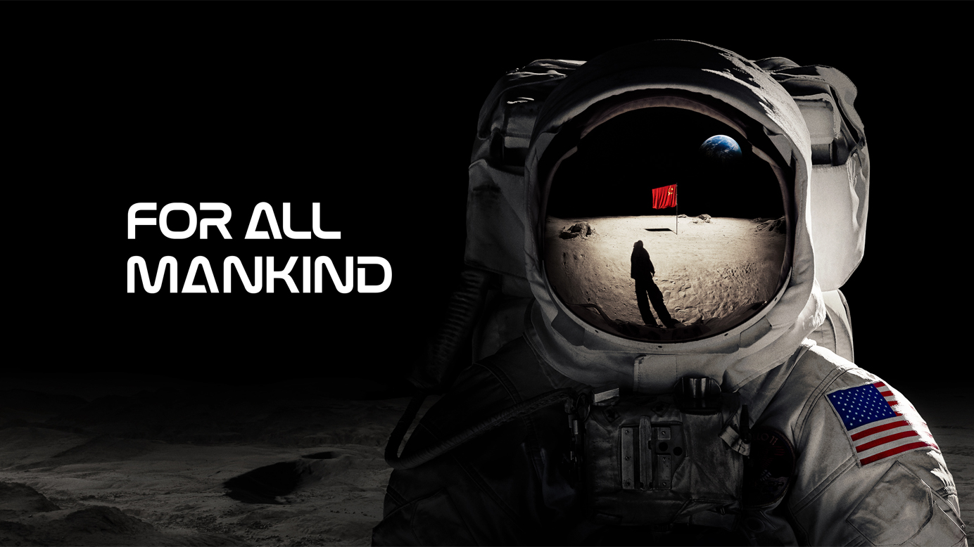 Apple TV+ Titelbildschirm für "For All Mankind".